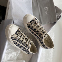 23ss thư B23 phụ nữ thời trang thấp cắt prickyopic vải trắng Thêu Giày thể thao