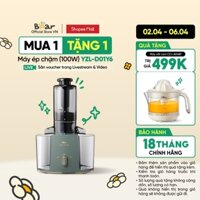 [2.4 - 6.4 TẶNG MÁY VẮT CAM] Máy ép chậm đa năng Bear YZJ-D01Y6 - Hàng Chính Hãng