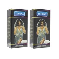 24 cái Bộ 2 hộp bao cao su Innova Đen - Kéo dài thời gian  Hộp 12 cái