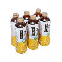 24 chai trà ô long Tea Plus vị chanh 455ml