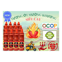 24 chai Tương ớt Mường Khương - Đặc sản Tây Bắc,SP Ocop 3sao thùng 24chai