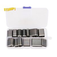 24 Chiếc Da Cắt Chết Bộ Lỗ Rỗng Đấm Cắt DIY Bộ Dụng Cụ Ngắn Dây Da Dụng Cụ Khoan Hình Bầu Dục Tròn Vuông