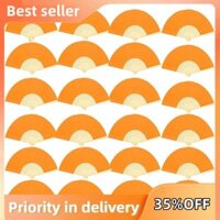 24 Chiếc Quạt Gấp Tre Cầm Tay Quạt Gấp Giấy Cầm Tay Cho Tiệc Cưới Và Trang Trí Nhà Cửa