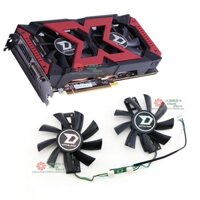 24 giờ ngoài kho-- Hàng có sẵn Quạt làm mát card đồ họa DATALAND Dylan Hengjin RX580 570X-Serial Warlord S GA9