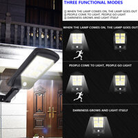 [24 Giờ Vận Chuyển] Đèn Năng Lượng Mặt Trời 200w - Đèn Led 6 Bóng Kèm Điều Khiển