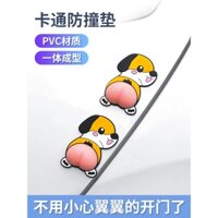 24 giờ vận chuyển = Nhãn dán xe cá nhân hóa sáng tạo che vết xước nhãn dán xe Crayon Shin-chan Mông nhãn dán 3D chống va chạm trang trí cá nhân -&&&