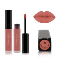 24 màu Liquid Lipstick Matte Trang Điểm Bền Lâu Môi Đỏ Matt Nude Bóng Đồ Mỹ Phẩm Chống Nước Mờ Son Môi