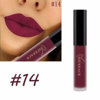 24 màu Liquid Lipstick Matte Trang Điểm Bền Lâu Môi Đỏ Matt Nude Bóng Đồ Mỹ Phẩm Chống Nước Mờ Son Môi