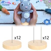 24 Miếng Móc Búp Bê Chân Kim Loại Trang Trí Chân Giá Để Đồ Thiết Thực