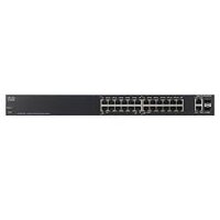 24-Port 10/100Mbps PoE Smart Switch Cisco SF200-24P