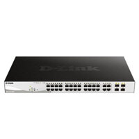 24 Port + 4 SFP PoE Smart Switch D-Link DGS-1210-28MP