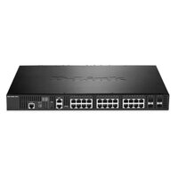 24-Port Layer 3 Stackable 10 port Gigabit Managed Switch D-Link DXS-3400-24TC