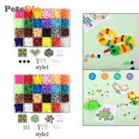 2400 Chiếc Cầu Chì Hạt Thủ Công Bộ DIY Nghệ Thuật Thủ Công 5 Mm Nhiều Màu Sắc Quà Tặng Sinh Nhật Đính Hạt Bộ Pixel Dự Án Nghệ Thuật Xếp Hình Đồ Chơi