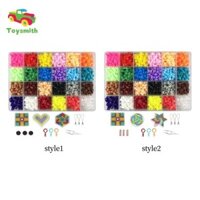 2400 Chiếc Cầu Chì Hạt Thủ Công Bộ DIY Nghệ Thuật Thủ Công 5 Mm Nhiều Màu Sắc Quà Tặng Sinh Nhật Đính Hạt Bộ Pixel Dự Án Nghệ Thuật Xếp Hình Đồ Chơi