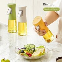 240ML Bình Xịt Dầu Ăn Phun Sương Thủy Tinh Cao Cấp, Chai Xịt Dầu Dùng Cho Nồi Chiên Không Dầu