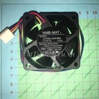 2410ML-04W-B66 Quạt tản nhiệt 12V 0.4A 60x60x25mm NMB 4 dây đầu cắm B3