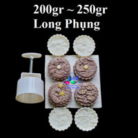 2421.096 KHUÔN NHẤN LÒ XO BÁNH TRUNG THU 200GR ( TRÒN LONG PHỤNG 4)