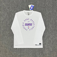 2425 Mùa giải mới NBA Áo đấu dài tay Phoenix Suns Bộ đồ tập bóng rổ Áo thun dài tay khô nhanh Kevin Durant Bộ đồ chụp ảnh thể thao ấm áp