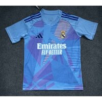2425 Thủ môn Real Madrid S-4XL áo thể thao bóng đá, áo đấu phiên bản quạt chất lượng cao