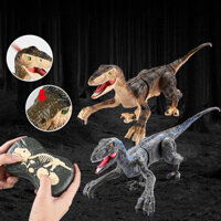 2.4G 5CH RC Raptors Velociraptor Dinosaur Electric Walking Simulation Animal Remote Control Jurassic Dinobot Model with