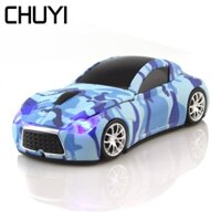 2.4g Chuột Ô Tô Không Dây Xe Thể Thao Mause Slim Di Động Pin USB Mini Thu Quang 3D Chuột Cho PC Laptop