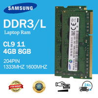 [24h SENT] RAM Samsung DDR3 4GB 8GB 1333 MHz 1600MHZ DDR3L RAM Laptop 1RX8 PC3-10600S 204PIN SO-DIMM Memory