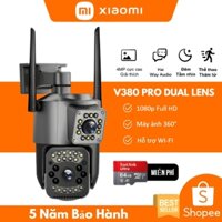 ✨24H xuất xưởng✨CAMERA IP Dual Lens V380 Pro 360 độ 1080P FHD Camera WiFi Security Cam Chống nước IR Night Vis
