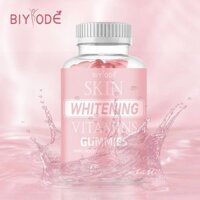[24H]BIYODE SKIN Hương Dâu 60 Viên Collagen Biotin Trắng Da Vitamin A+Vitamin C+D+E+B2+B6 Kẽm Omega 3