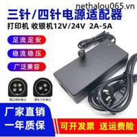 24v5a4a3a2.5 A2A12V5A Máy In Hóa Đơn Nhiệt Máy Dị Ứng Miệng Tròn 3 Kim Ba Kim 4 Kim Bộ Chuyển Đổi Nguồn Đặt Hàng Máy Tính Tiền Bộ Chuyển Đổi Dây Điện