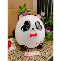 (24x22x22cm) 🐼 Heo đất Gấu trúc Panda, ống tiết kiệm hình quốc bảo dễ thương chất liệu thạch cao, hàng sơn nước