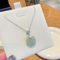 25 Bạc Ngọc Vòng Cổ Nữ Niche Thiết Kế Hợp Thời Trang Ruyi Mặt Dây Chuyền Cô Gái Quà Tặng Ngày Lễ Tình Nhân Bạn Gái 3.6