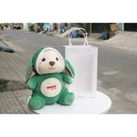 25 cái - Túi giấy mặt kính size đại đựng bó hoa, gấu bông quà tặng nặng - Túi 62L