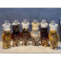 25 CHAI NHỰA GẤU NẮP NHÔM 250ml- 500ml