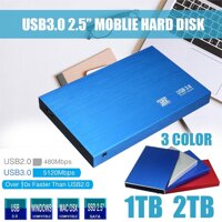 2.5  External Hard Drive 1TB 2TB Storage USB3.0 HDD Anti-vibration and anti-fall mobile hard disk For Xbox PS4