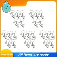 25 Gói Ice Skates Bông Tuyết Móc Khóa Quà Tặng 3D Trượt Băng Trượt Giày Móc Khóa Cho Quà Tặng Mùa Đông