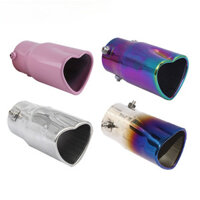 2.5 Inch Titan Ống Xả Ô Tô Đầu 63 Mm Hình Trái Tim Thép Không Gỉ Ống Hút Cho Xe Đa Năng Đua Xe Xả Đầu Hút Phụ Kiện