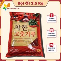 2.5 Kg Ớt Bột Vảy Cánh Hàn Quốc Làm Kim Chi CHACKHAN - Thương Hiệu NONG WOO