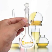 25 Ml Hóa Học Thủy Tinh Thể Tích Bình Thủy Tinh Borosilicate Phòng Thủy Tinh W/Nút Chặn