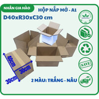 25 thùng carton 40x30x30cm dày giá rẻ, thùng carton chuyển nhà, thùng giấy dọn nhà - Nhân Gia Hào