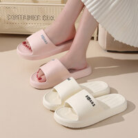 2502xinpin Phát Hành [Nhẹ Di Động] Mùa Hè EVA Siêu Mềm Cao Trong Nhà Dép Đi Trong Nhà Phòng Tắm Tắm Chống Trơn Trượt Cặp Đôi Khử Mùi Mặc Ngoài Trời Dép Nữ Dép Phong Cách Nóng bỏng