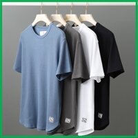 250Gg Áo Thun Nam, Áo Polo Nam Có Cổ Vải Sợi Tăm Cao Cấp Chất Lượng Kiểu Dáng đuôi Tôm Cổ Tròn Hottrend Unisex