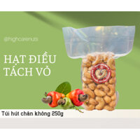 250GRAM HẠT ĐIỀU RANG TÁCH VỎ