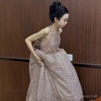 [2528 Người Đã Thu Thập] Váy Dạ Hội Trẻ Em Váy Sinh Nhật Công Chúa Cao Cấp Sang Trọng Nhẹ Nhàng Trang Phục Biểu Diễn Piano