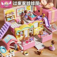 [2538 Yêu thích] Nhà búp bê Barbie cho bé gái, quà sinh nhật thứ 3, công chúa, sinh nhật thứ 9 cho trẻ em 6 tuổi, bán chạy 2024