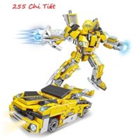 [255 CHI TIẾT-HÀNG CHUẨN] BỘ ĐỒ CHƠI XẾP HÌNH Transformer BUMBLEBEE