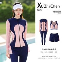 2566 Người Vận Chuyển Trong Vòng 12 Giờ Bộ Đồ Lặn Nữ Chia Lặn Biển Đồ Bơi Nữ Bảo Thủ Ôm Hơn Quần Dài Tay Lướt Sóng Toàn Thân Chống Nắng Mùa Xuân Nóng Đồ Bơi nsyy3.5