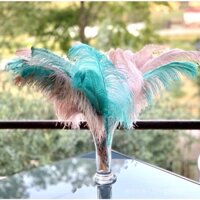25cm / 10 CÁI Lông đà điểu / Quả mận đà điểu / Lông vũ thủ công để trang trí tiệc cưới