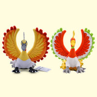 25cm Anime Pokemon Sáng Bóng Ho-Oh Bỏ Túi Quái Vật Phượng Hoàng Sang Trọng Đồ Chơi Búp Bê Giữ Gối Nhồi Bông Mềm Cho Trẻ Em Sinh Nhật Quà Tặng Giáng Sinh