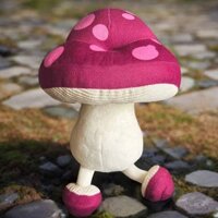 25CM Delicious in Dungeon walking mushroom Plush Toy Stuffed Doll Soft Figure