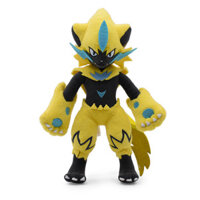25cm Pokemon Vàng Kích Thước NhỏTM Zera Dòng Điện Mèo Benlei Lightning Tiger Sang Trọng Đồ Chơi Có Thẻ